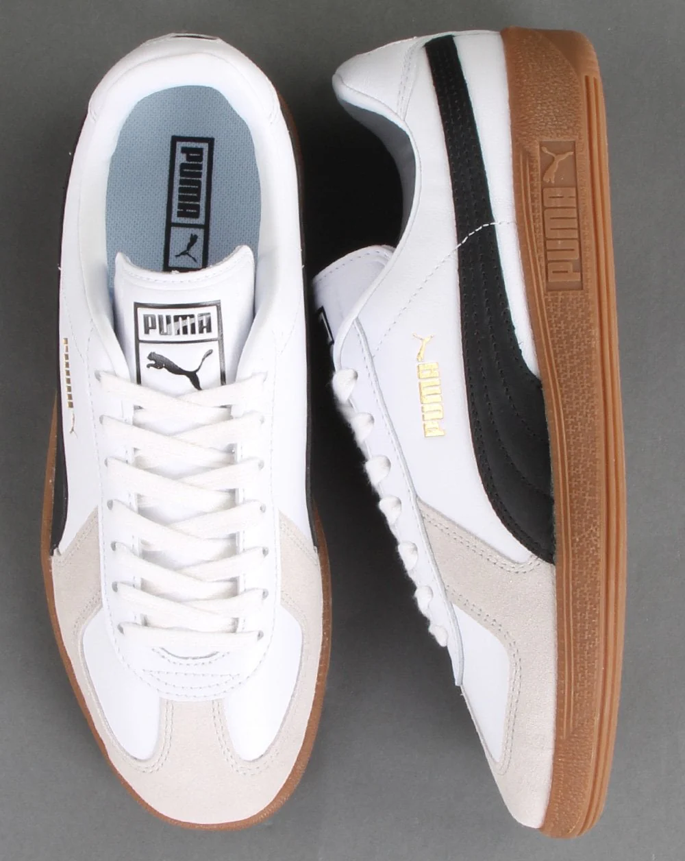 Puma Army Og Trainer White/Black/Gum - Image 2