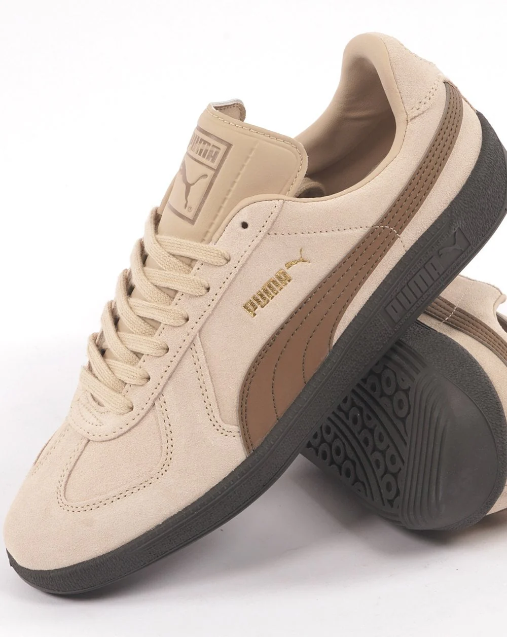 Puma Army Suede Trainer Stone Dk Tan