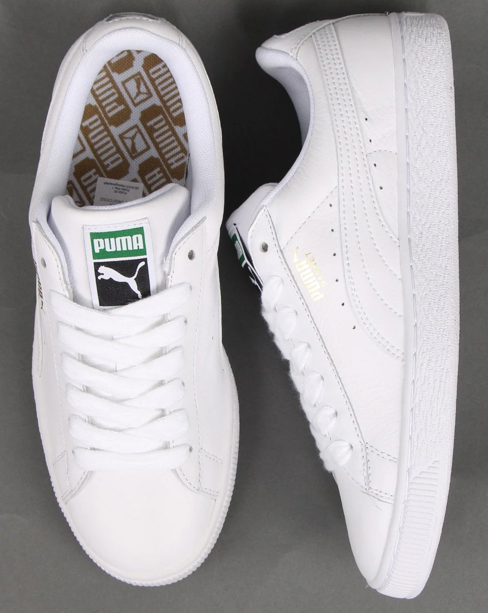 Puma Basket Classic Trainers White/white - Image 2