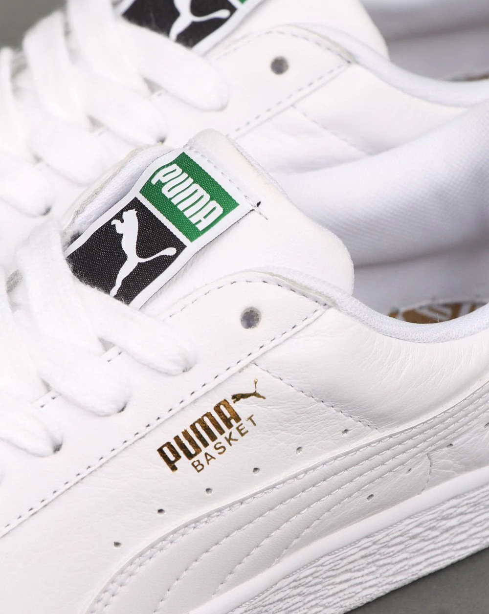 Puma Basket Classic Trainers White/white - Image 4