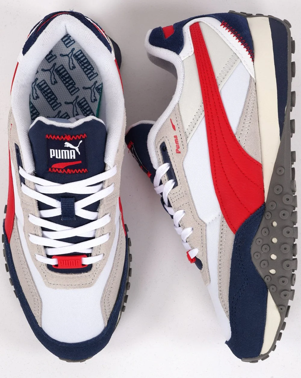 Puma Blktop Rider Trainer White/Persian Blue - Image 4