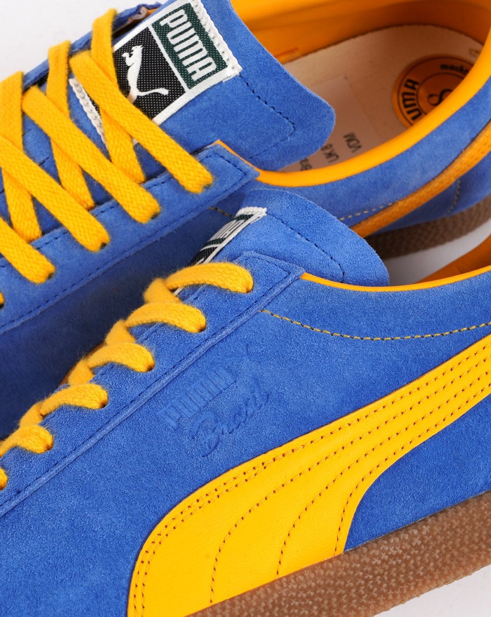 Puma Brasil Trainer Blue / Yellow - Image 4