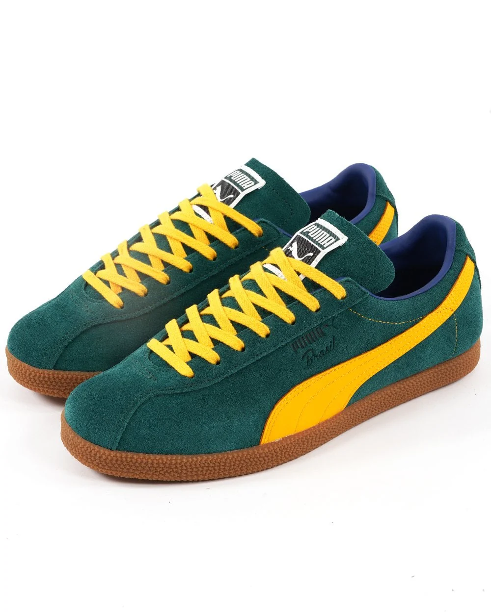 Puma Brasil Trainer Dark Green / Yellow