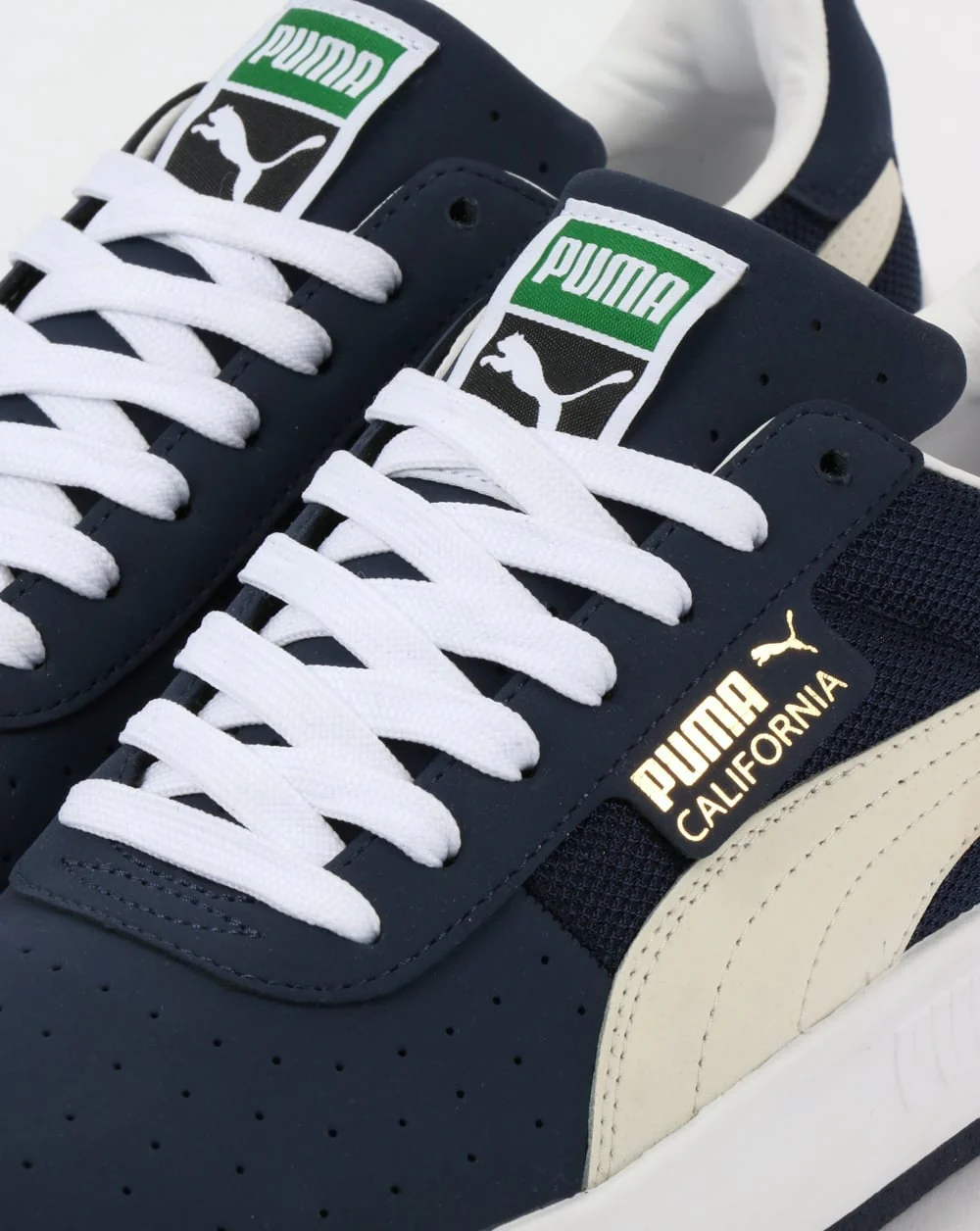 Puma California VTG Trainers Navy/White - Image 3