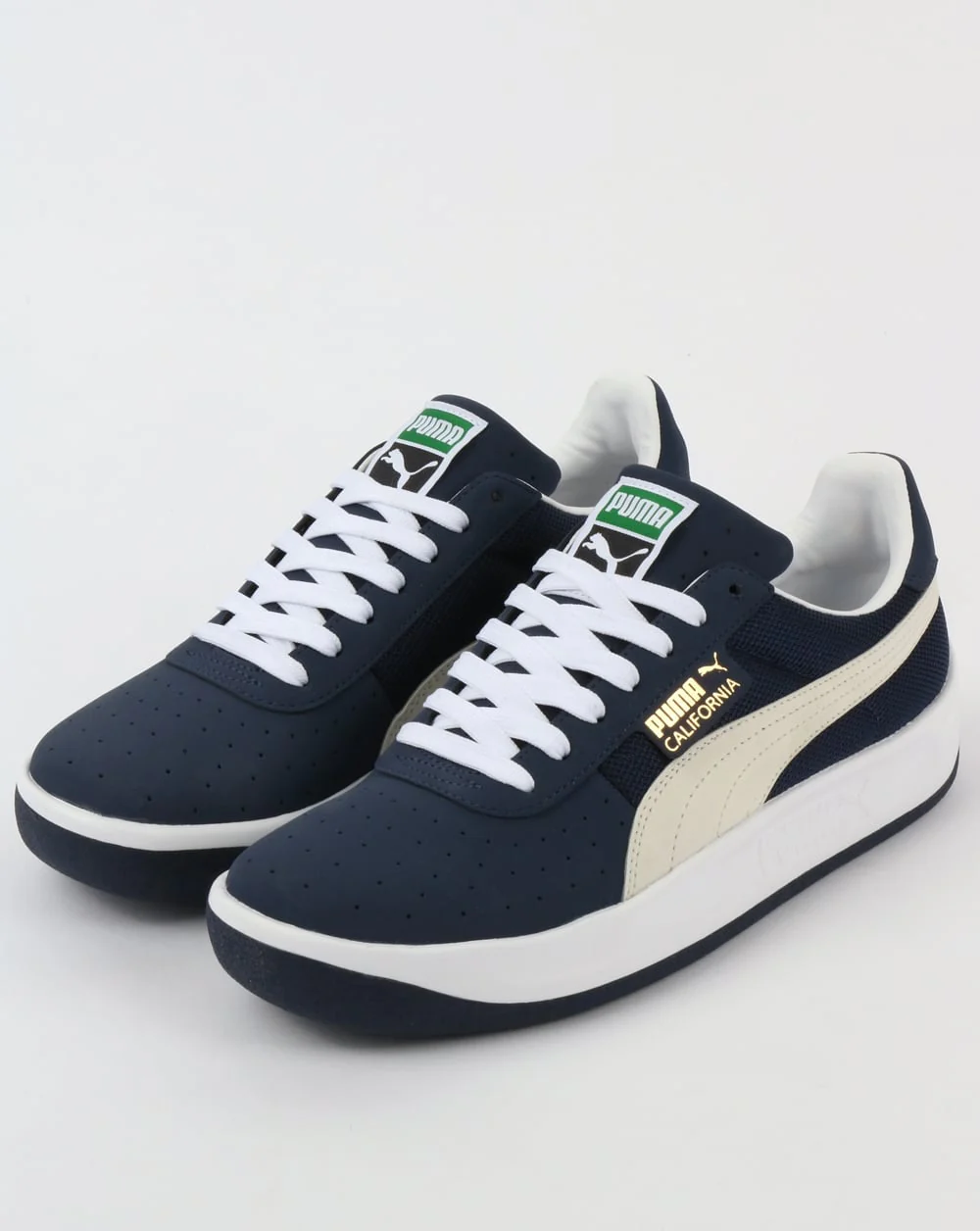 Puma California VTG Trainers Navy/White - Image 4