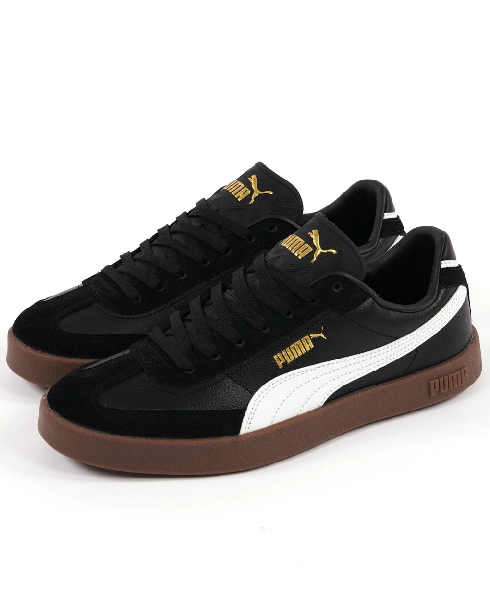 Puma Club II Era F-Ball Trainers Black - Gold - Image 2