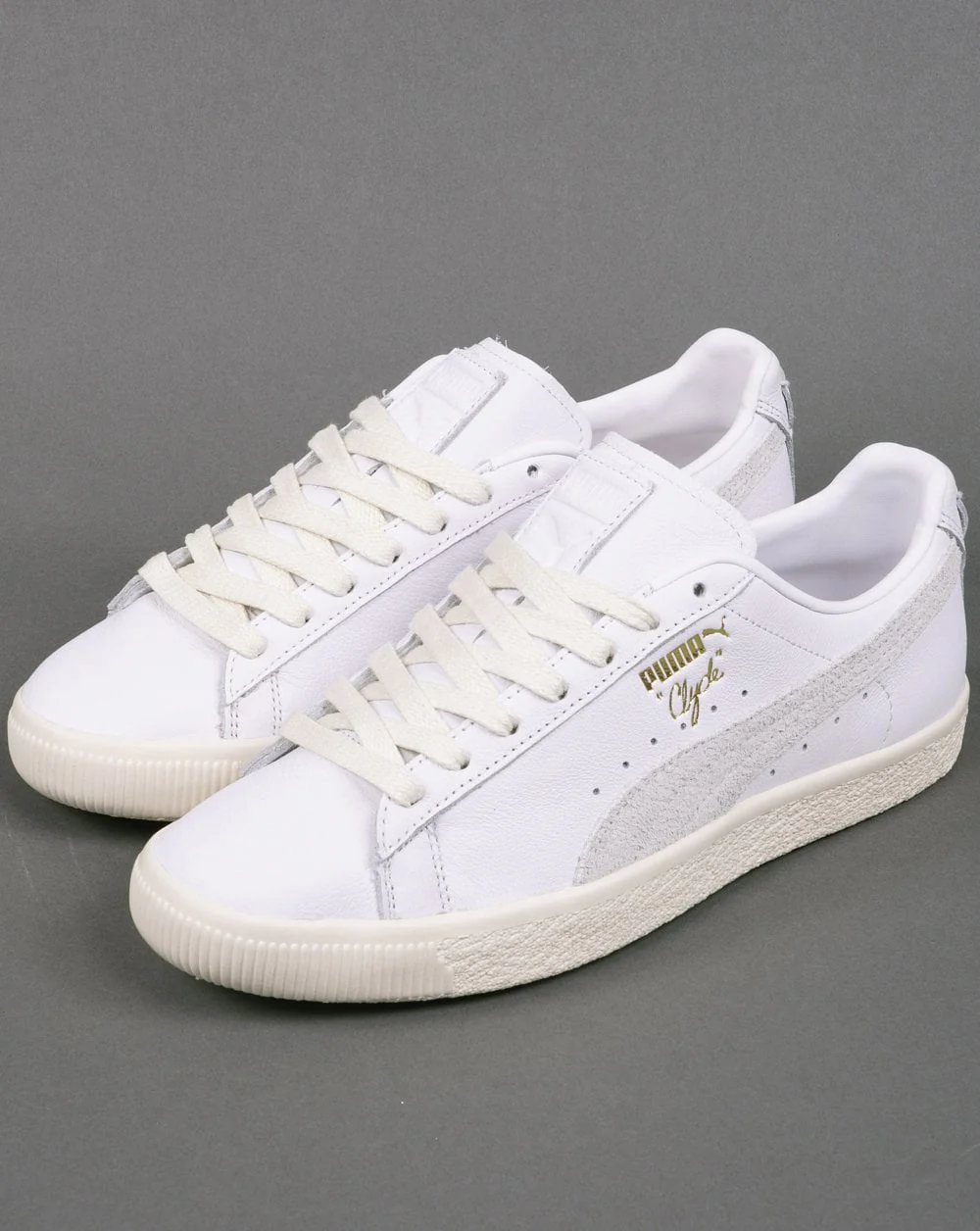 Puma Clyde Base Trainer Whisper White - Image 3