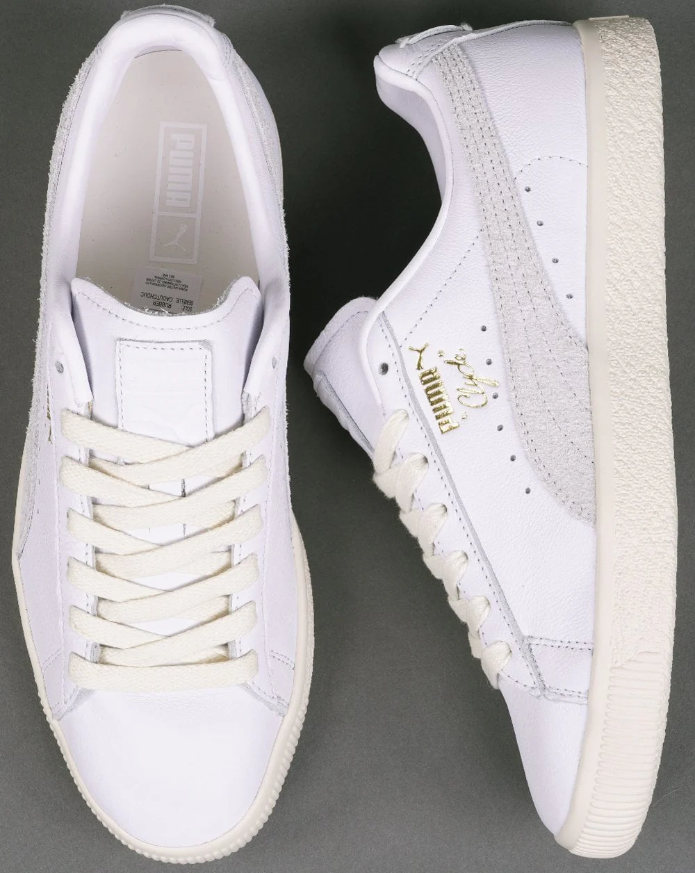 Puma Clyde Base Trainer Whisper White - Image 4