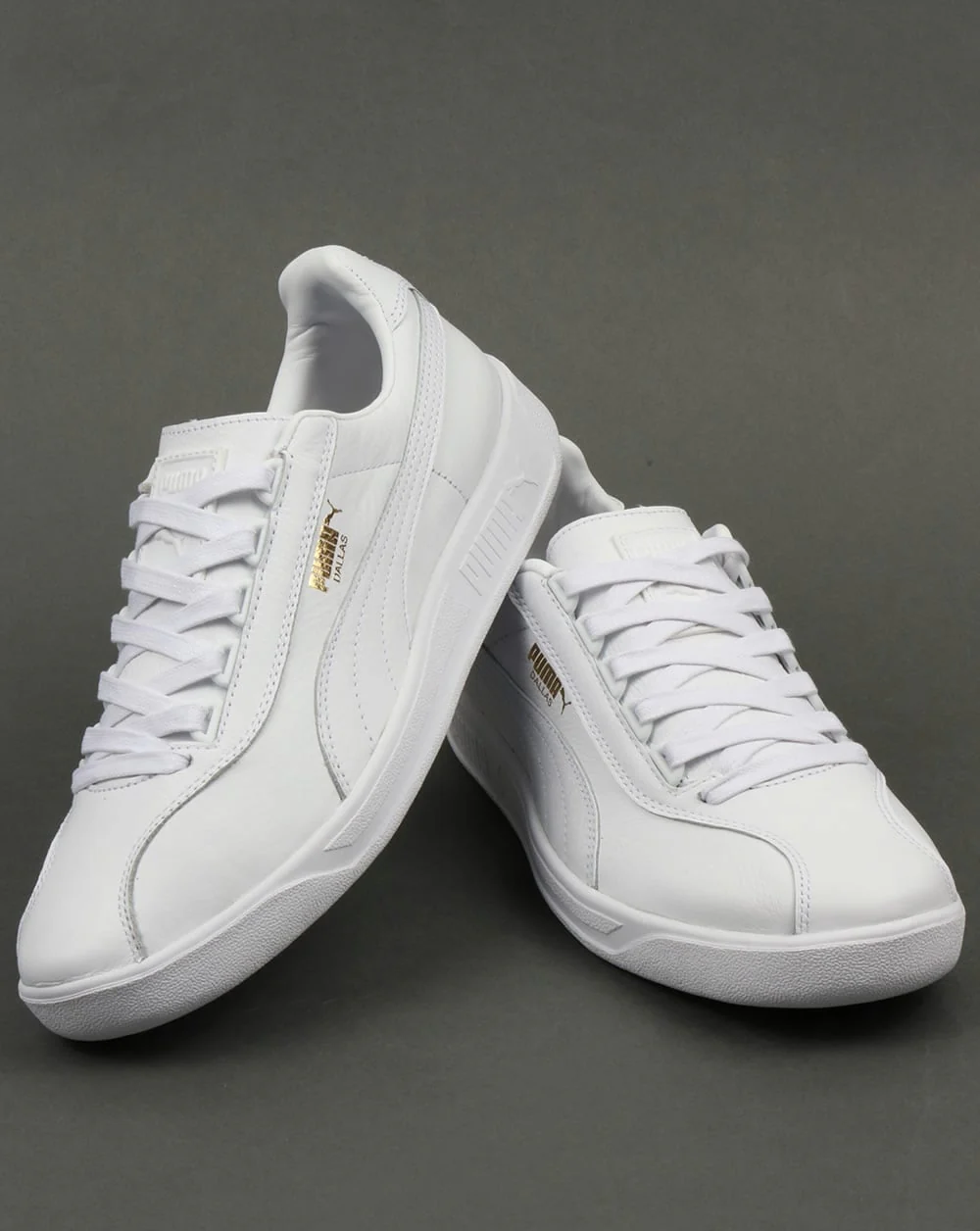 Puma Dallas OG Leather Trainers White - Image 3