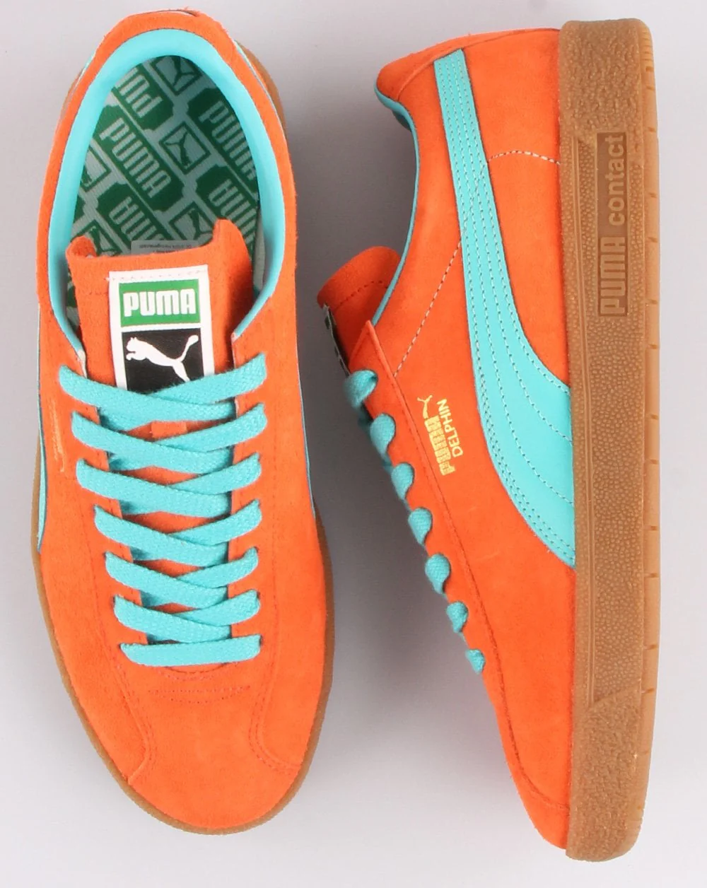 Puma Delphin Og Trainer Orange/Blue - Image 2