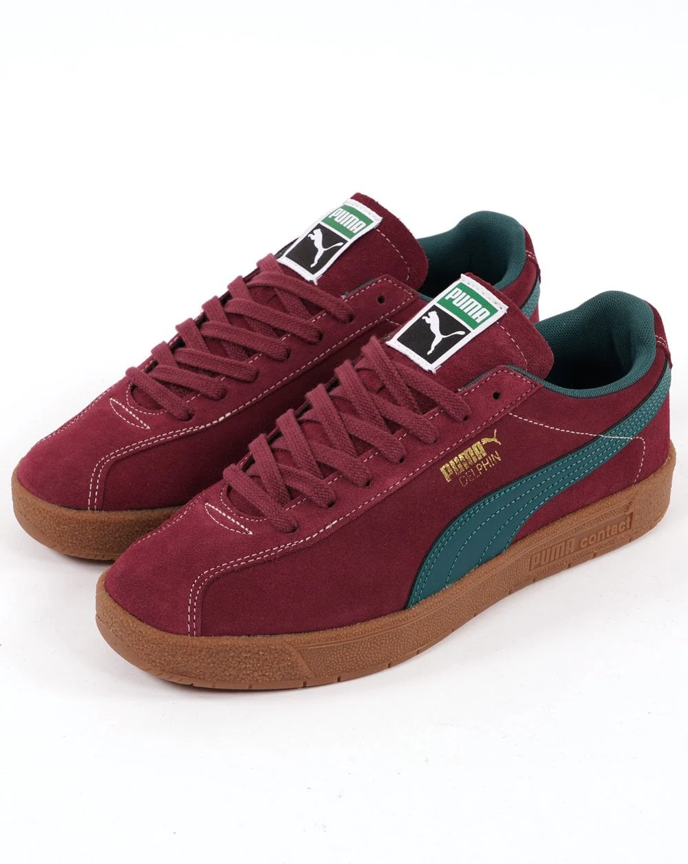 Puma Delphin Trainer Claret/Dark Green - Image 3