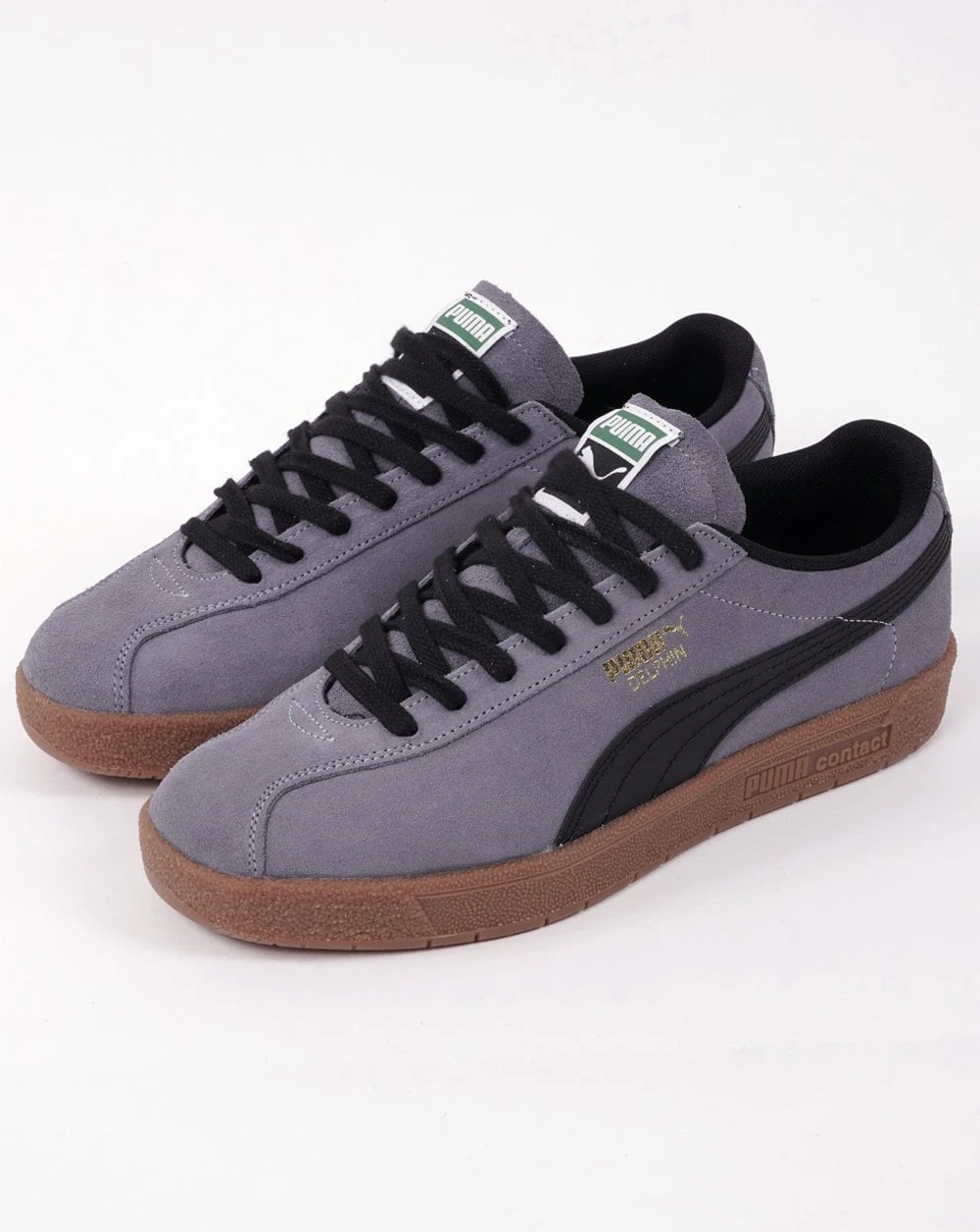 Puma Delphin Trainer Grey Tile/Black - Image 3
