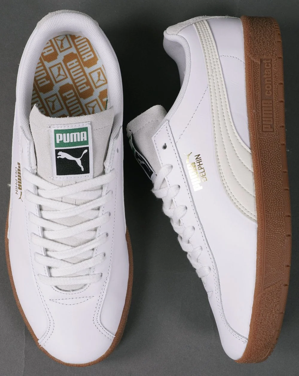 Puma Delphin Trainer Pure White -Gum