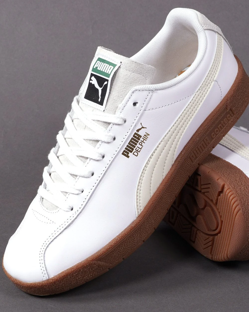 Puma Delphin Trainer Pure White -Gum - Image 2