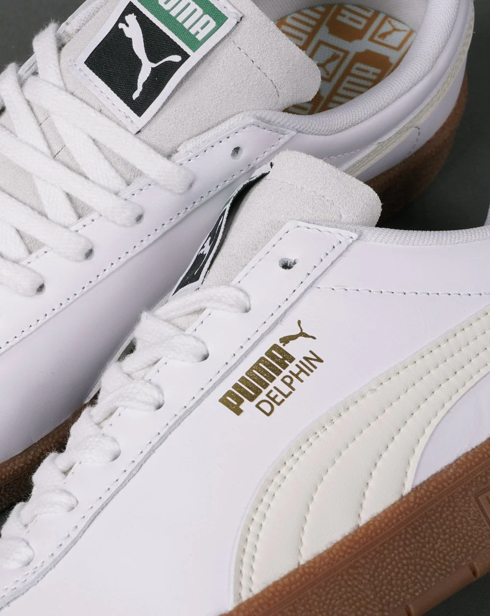 Puma Delphin Trainer Pure White -Gum - Image 4