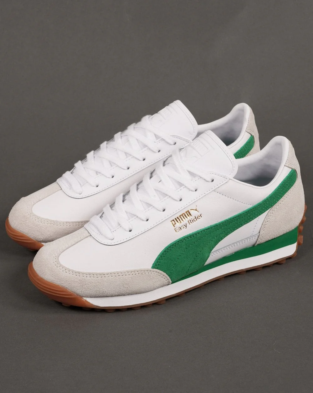 Puma Easy Rider Mix Trainers White/Archive Green - Image 2