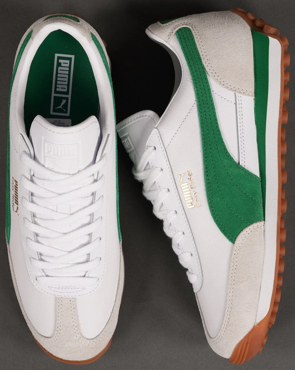 Puma Easy Rider Mix Trainers White/Archive Green - Image 4
