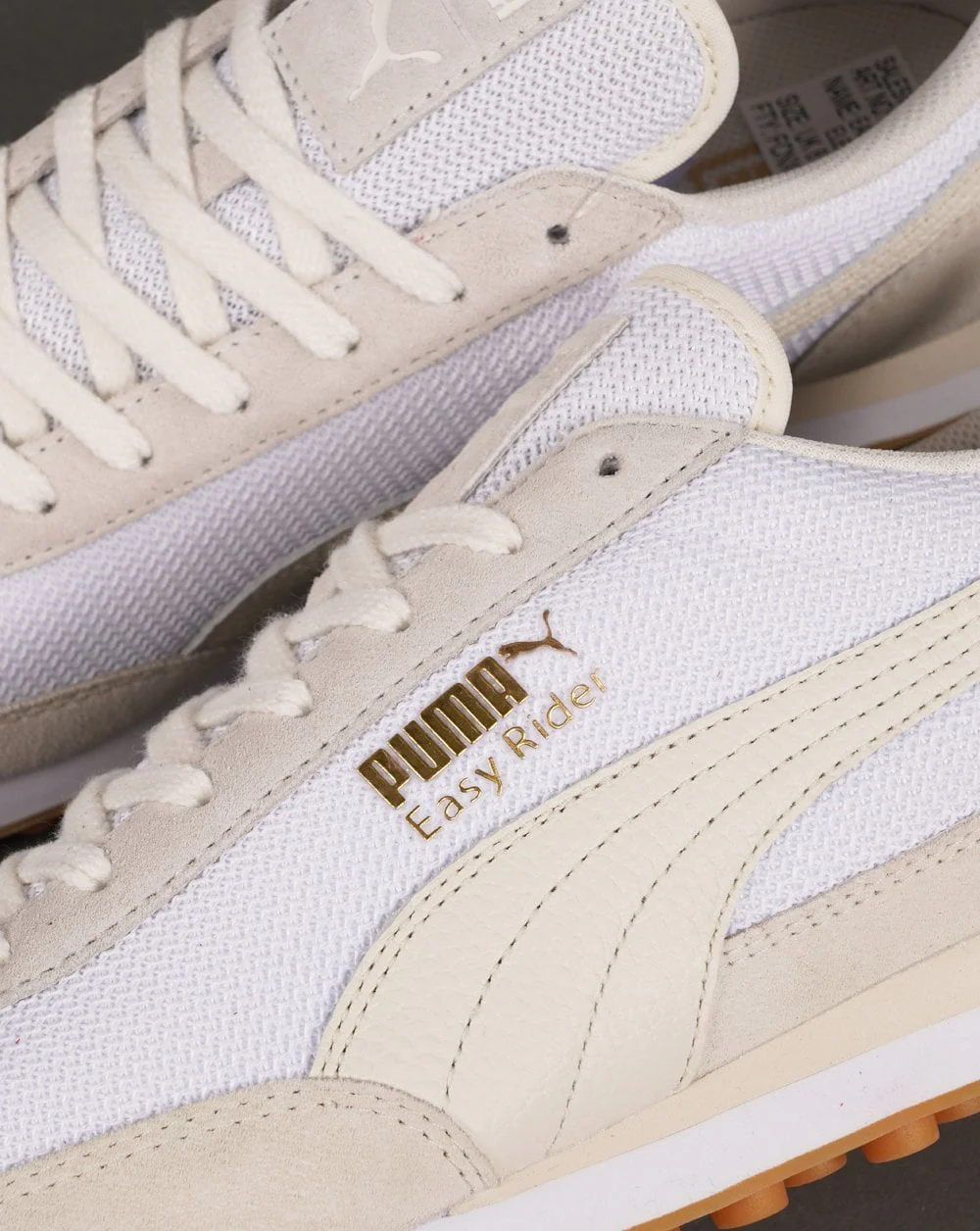 Puma Easy Rider Trainer White - Ivory Suede - Image 4