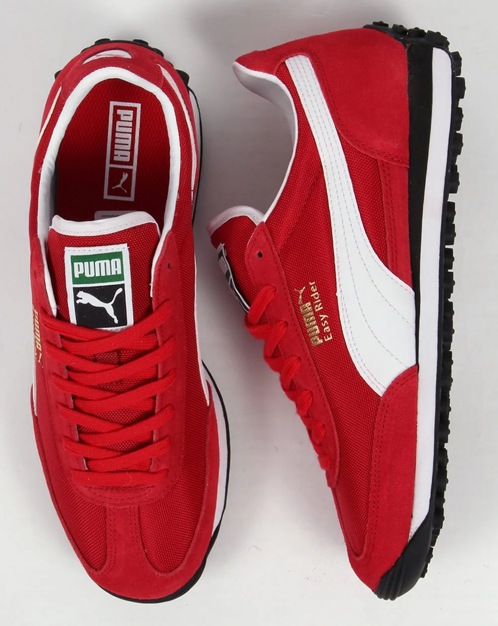Puma Easy Rider Trainers Red/White - Image 2