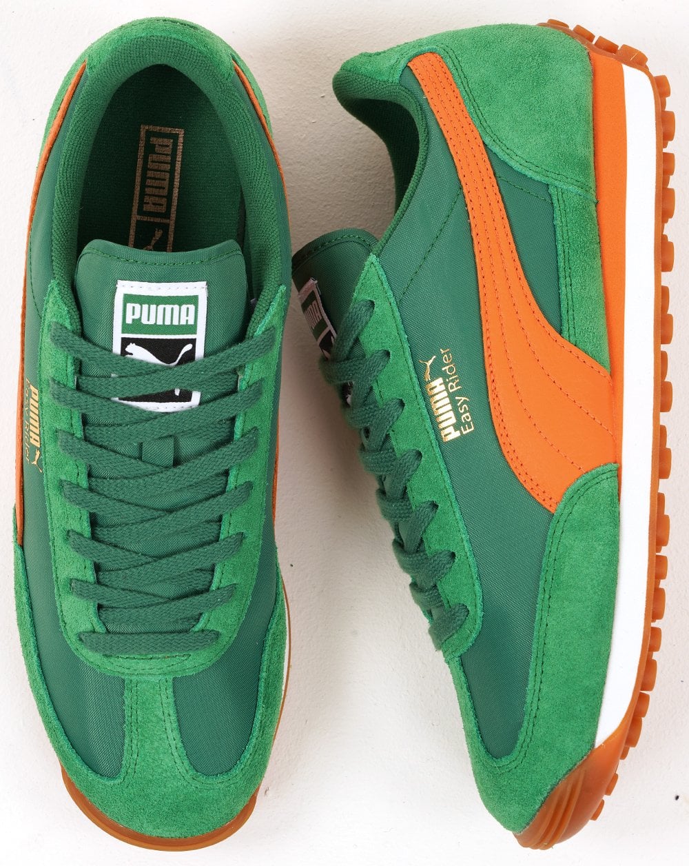 Puma Easy Rider Vintage Trainer Archive Green / Orange - Image 4