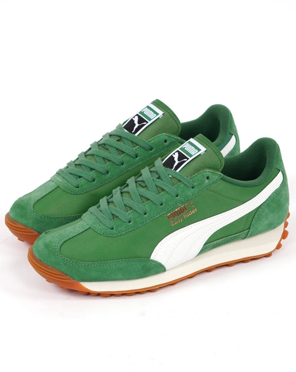 Puma Easy Rider Vintage Trainers Green/White - Image 2