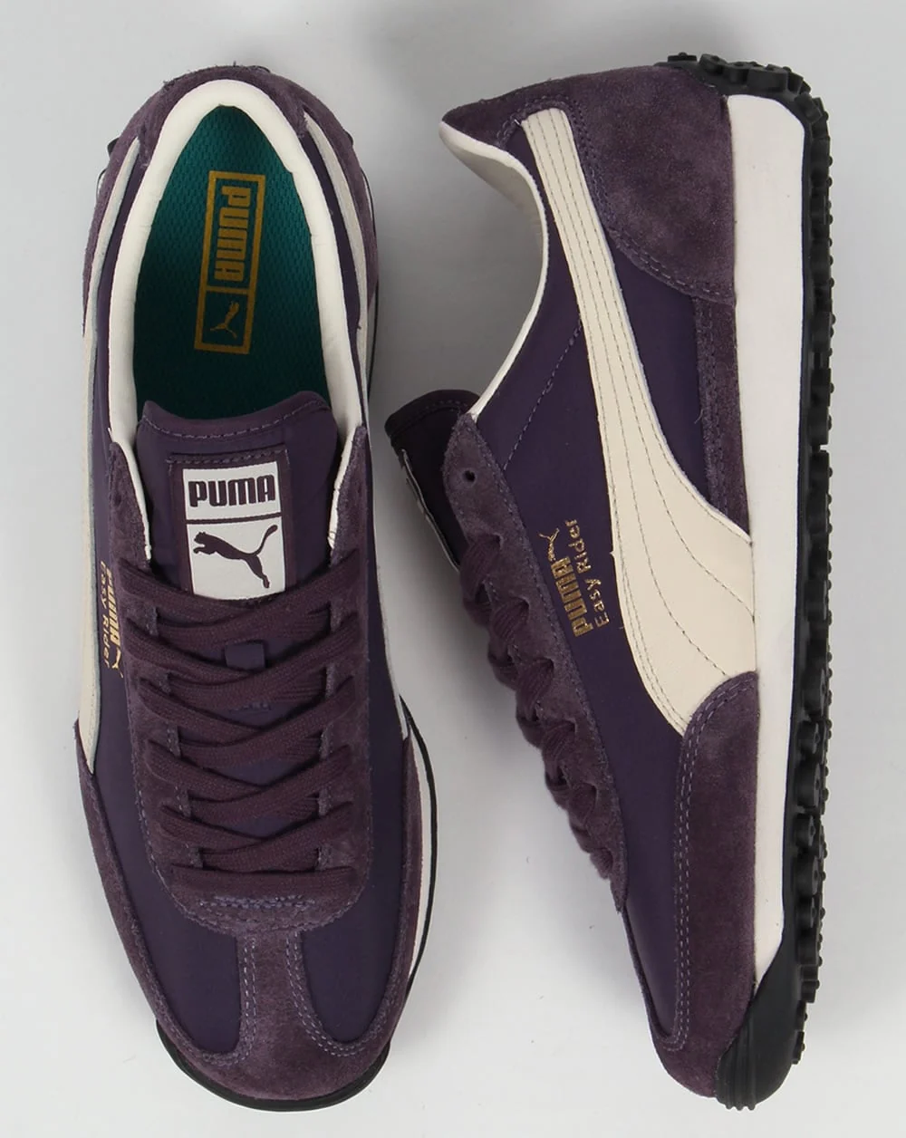 Puma Easy Rider VTG Trainers Grape/White - Image 2