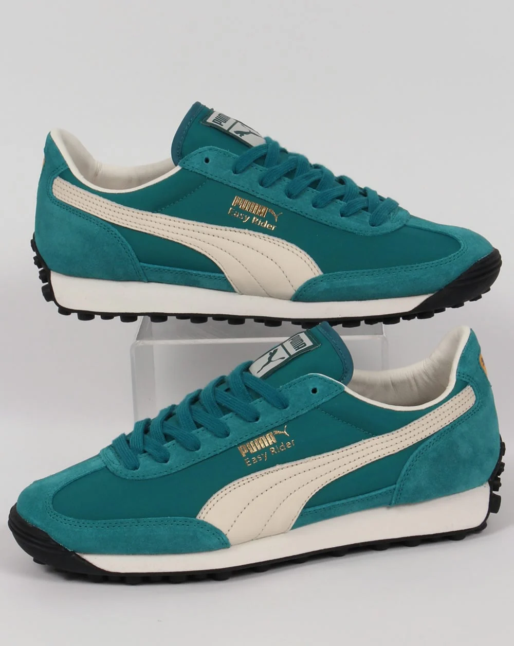 Puma Easy Rider VTG Trainers Harbour Blue/White