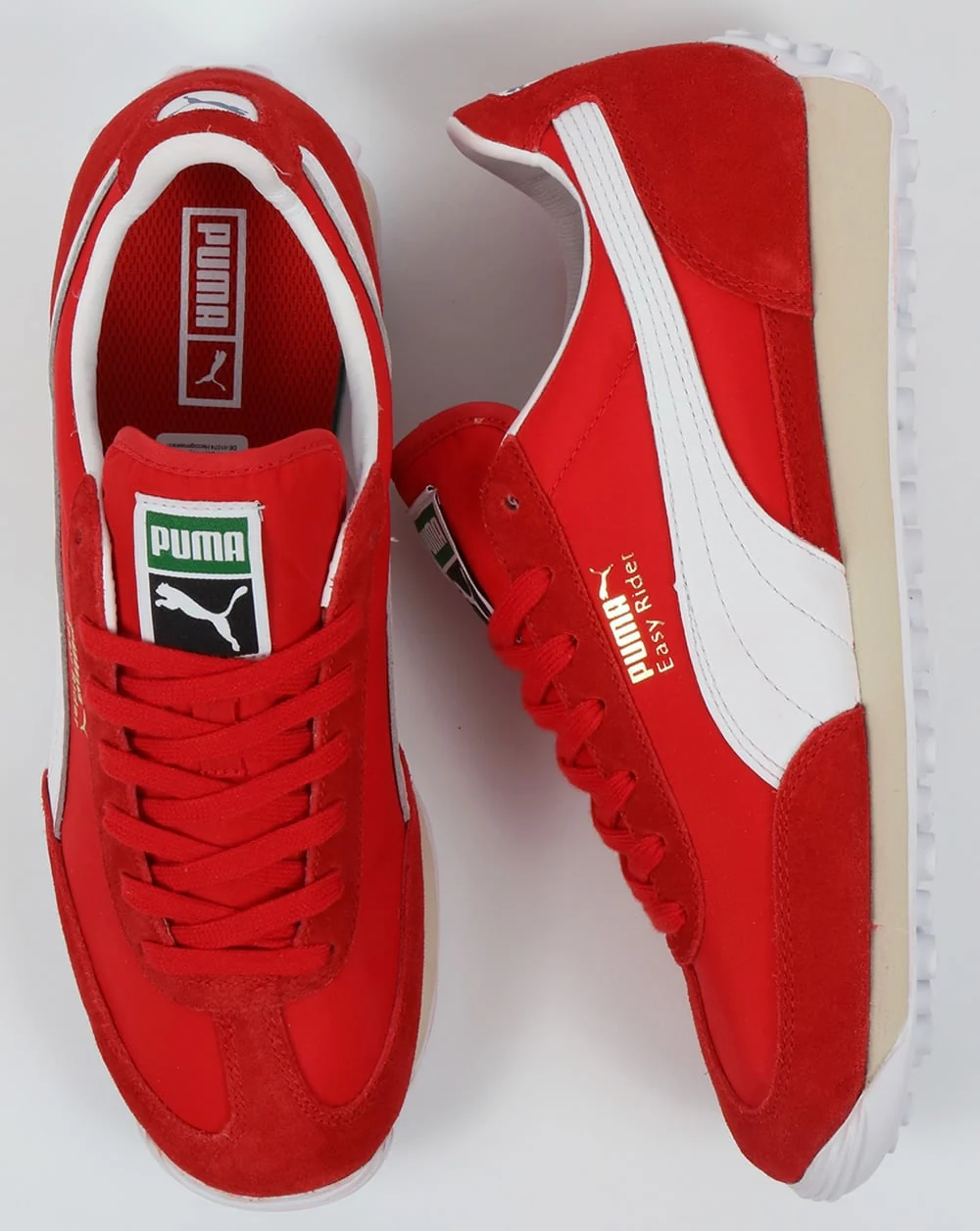 Puma Easy Rider VTG Trainers High Risk Red/White - Image 2