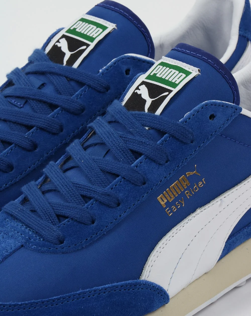 Puma Easy Rider VTG Trainers Royal Blue/White - Image 4