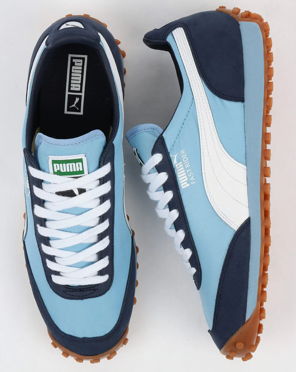 Puma Fast Rider OG Trainers Sky/Navy/White - Image 2