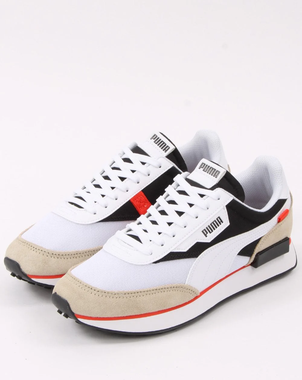 Puma Future Rider Core Trainers White/Black - Image 3