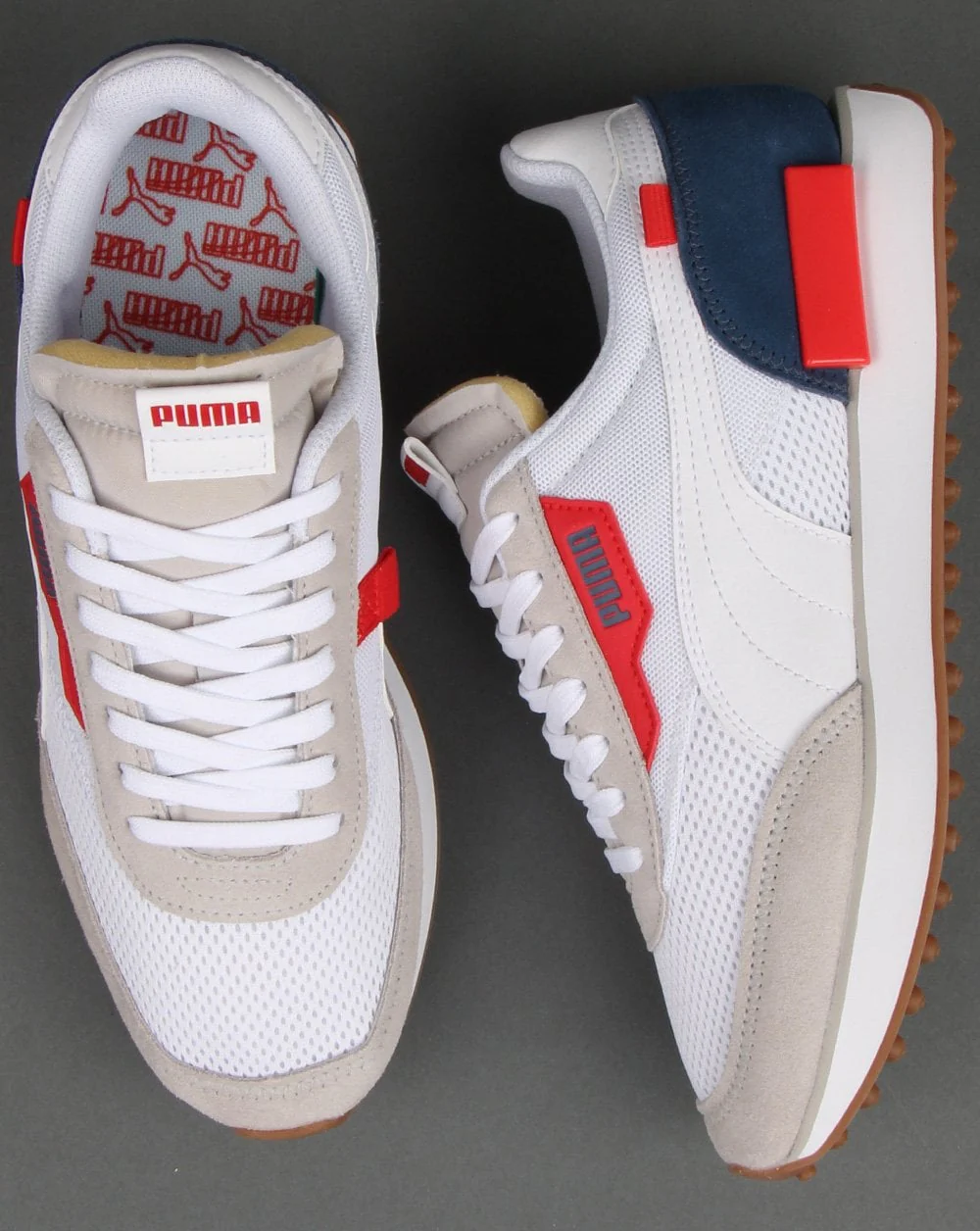 Puma Future Rider Trainer White / light Grey - Image 2