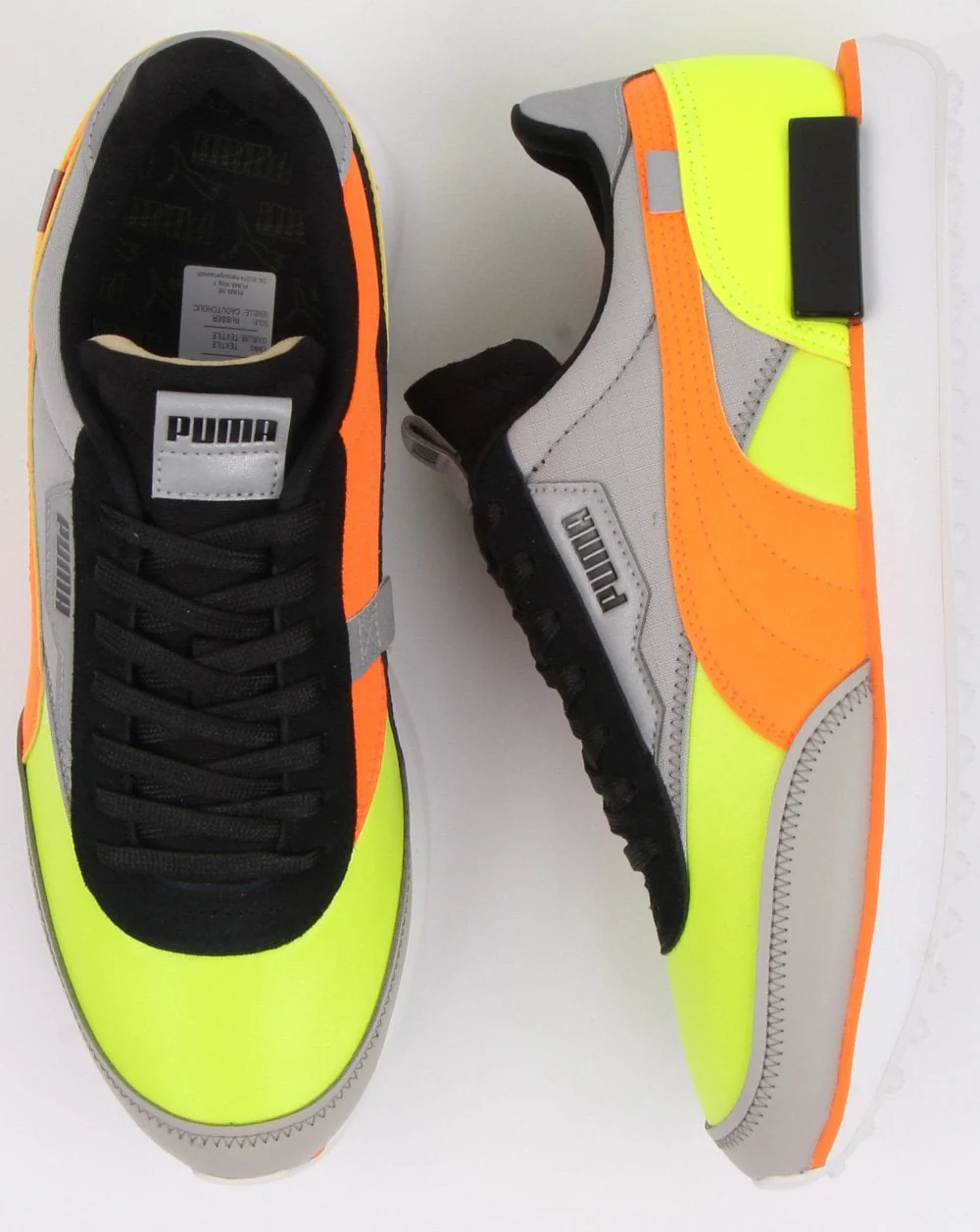 Puma Future Rider Trainer Yellow/Black - Image 2