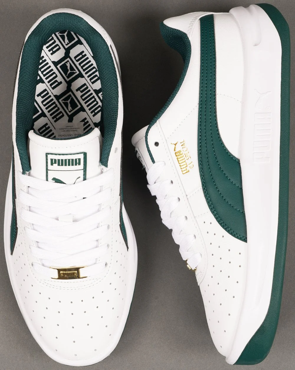 Puma GV Special Trainer White / Green / Gold - Image 4
