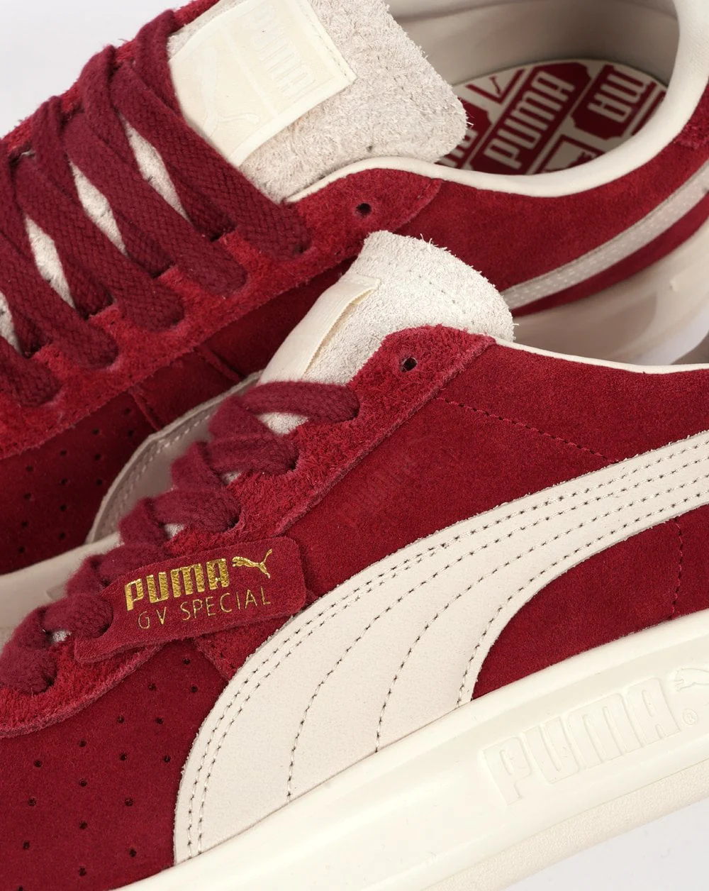 Puma GV Special Trainers Deep Red White - Image 2