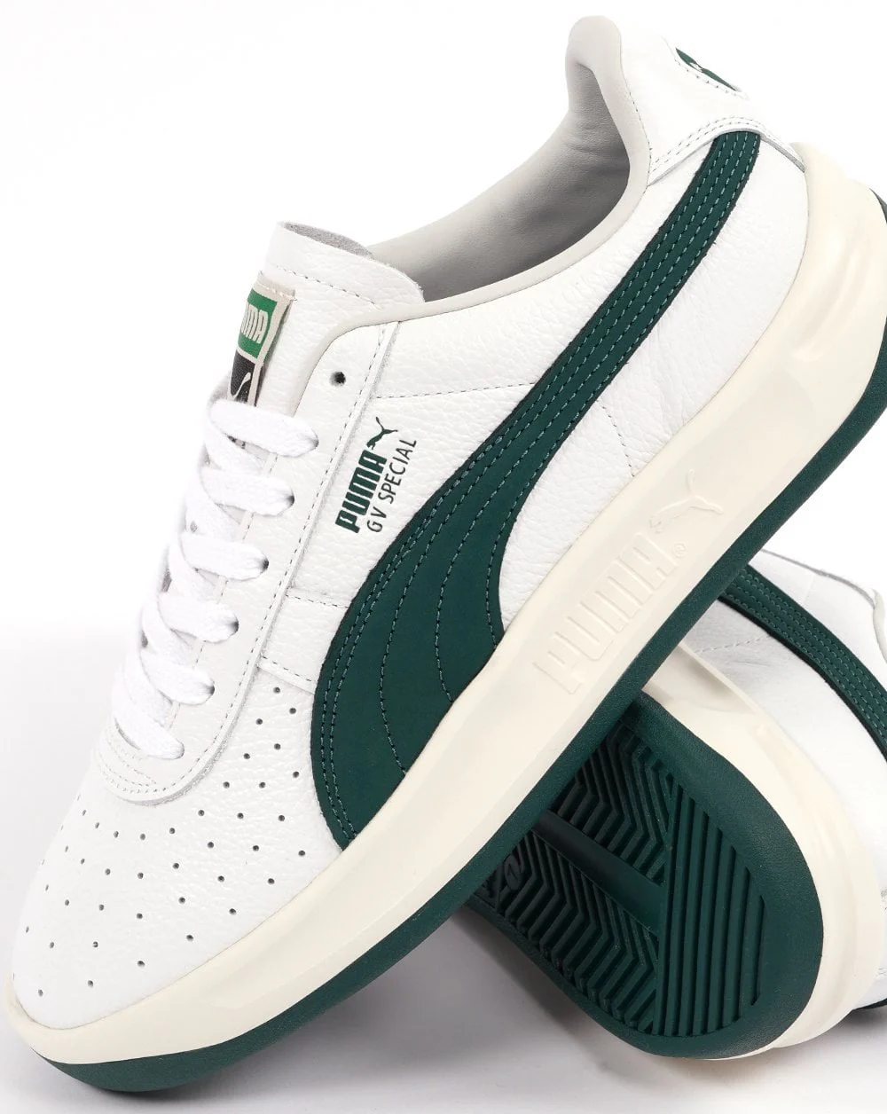 Puma GV Special Trainers White DK Green