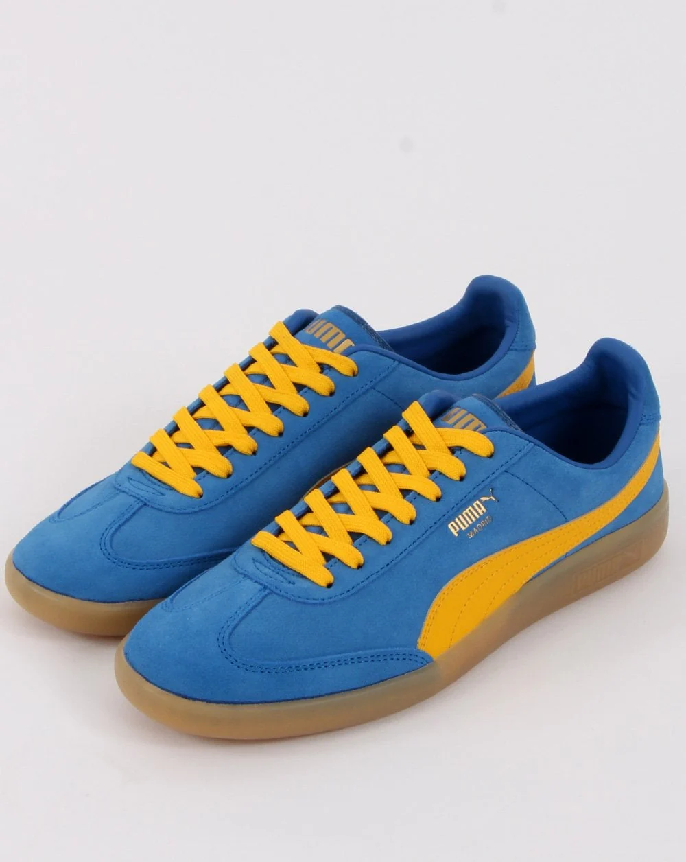 Puma Madrid Trainer Royal Blue/Yellow - Image 4