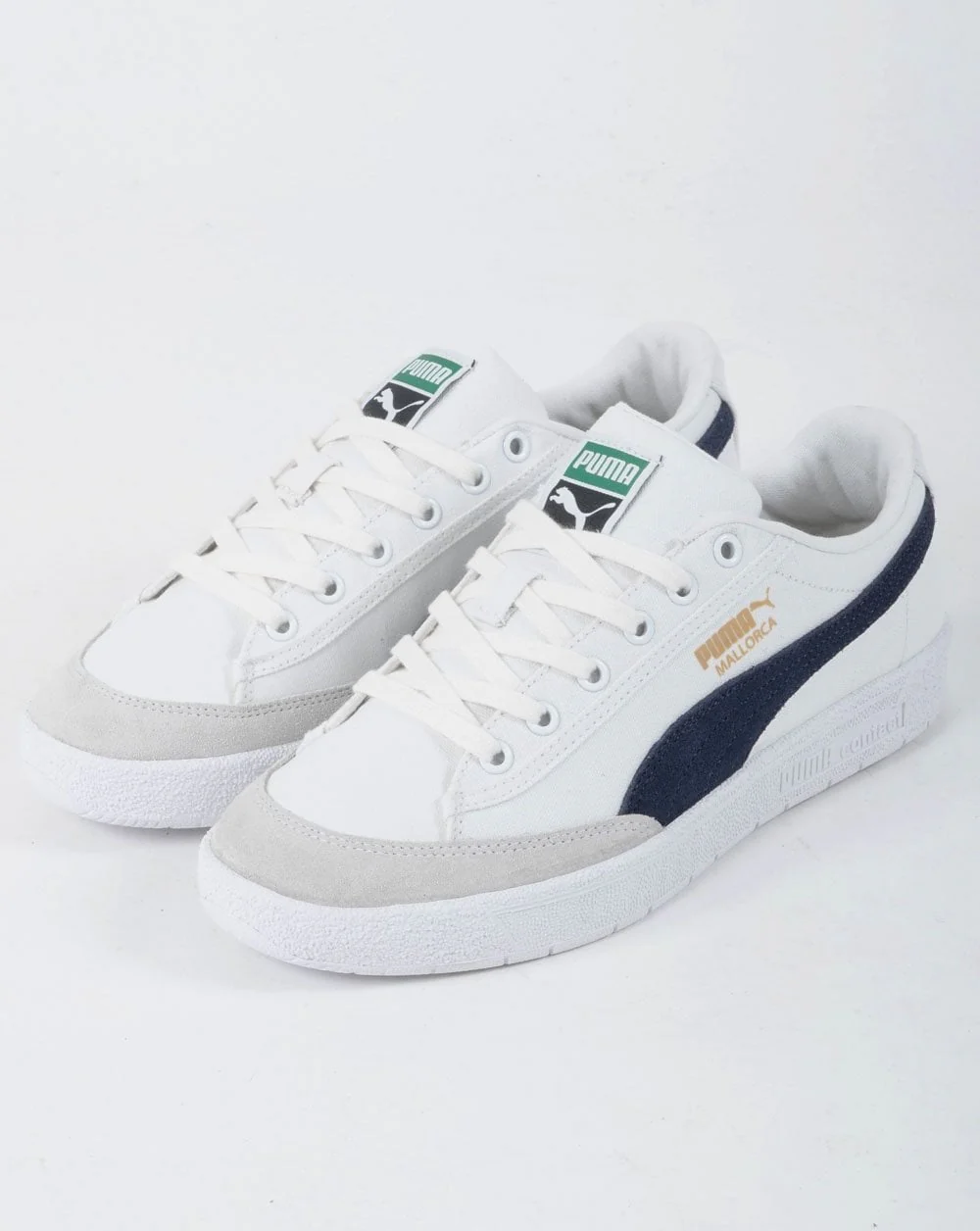 Puma Mallorca Trainer White/Navy - Image 4