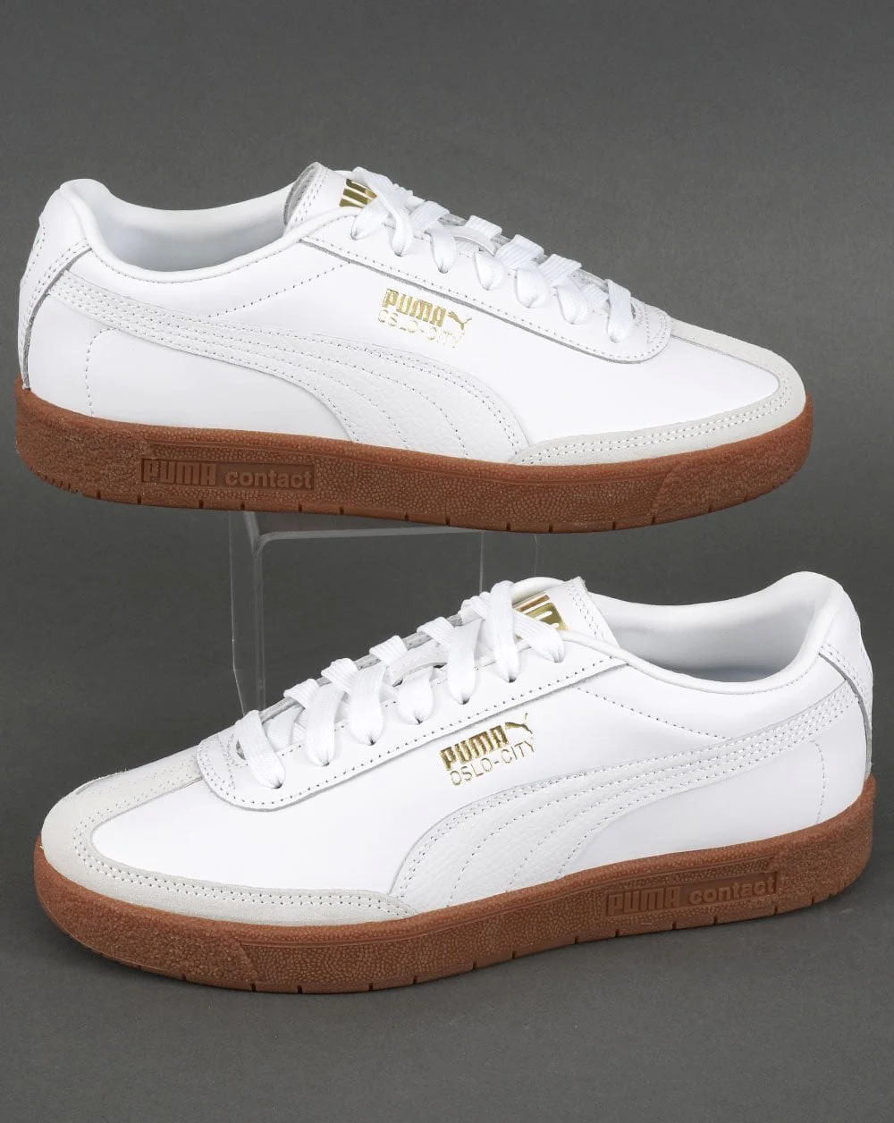 Puma Oslo City Trainer White/Gold - Image 2
