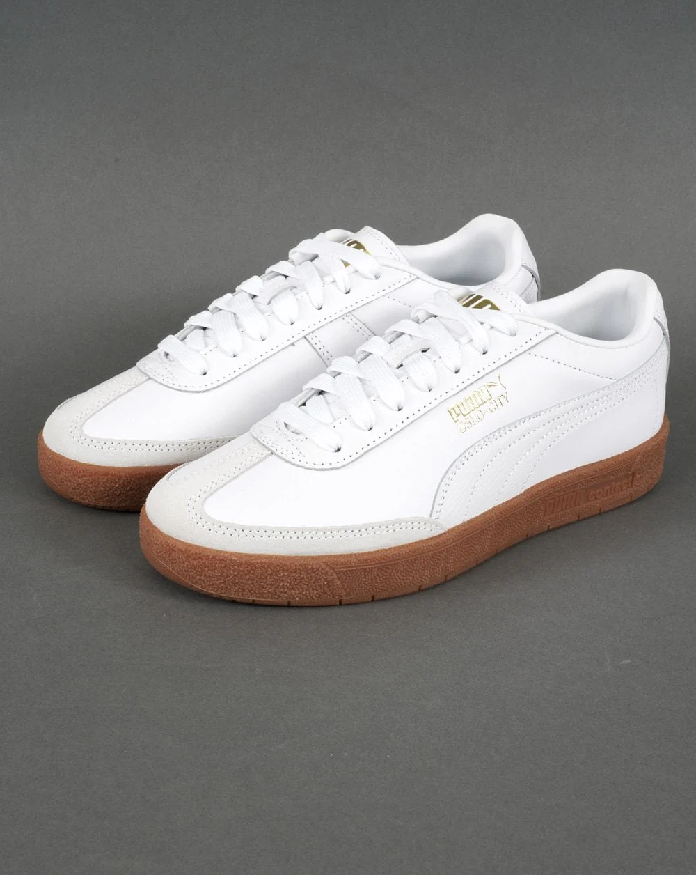 Puma Oslo City Trainer White/Gold - Image 4