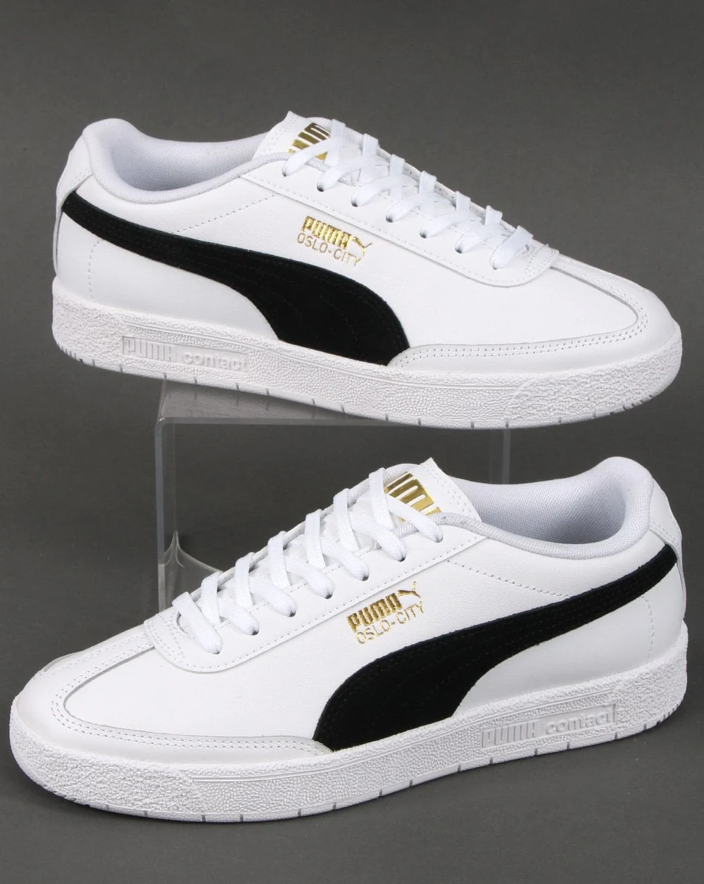 Puma Oslo City Trainers White/Black - Image 3