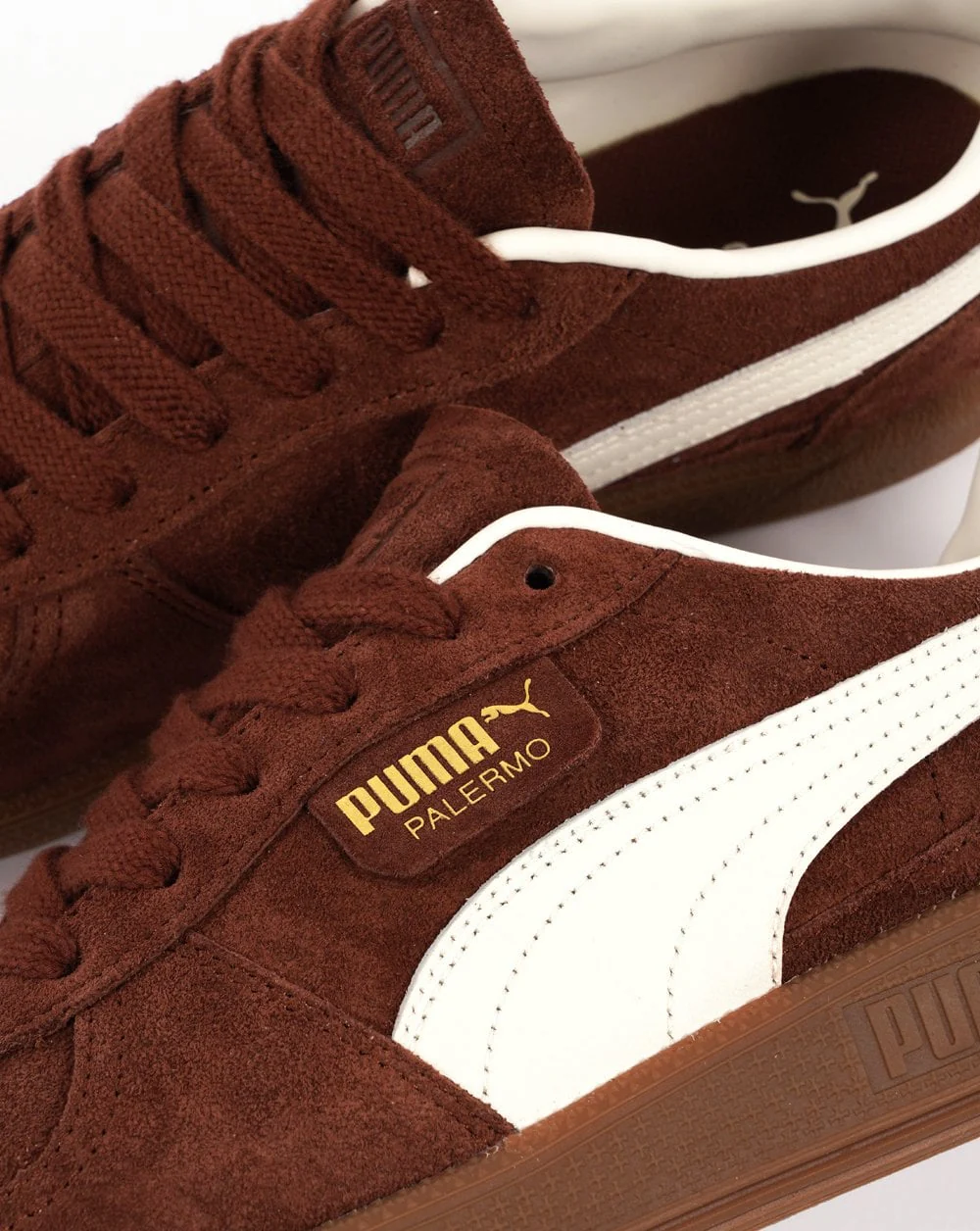 Puma Palermo Trainer Chocotart/Warm White - Image 3