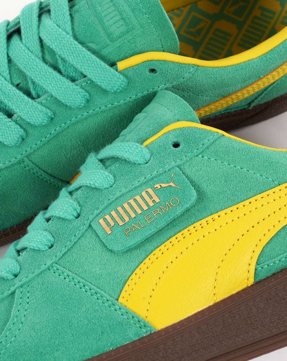 Puma Palermo Trainers Jade / Gum - Image 3