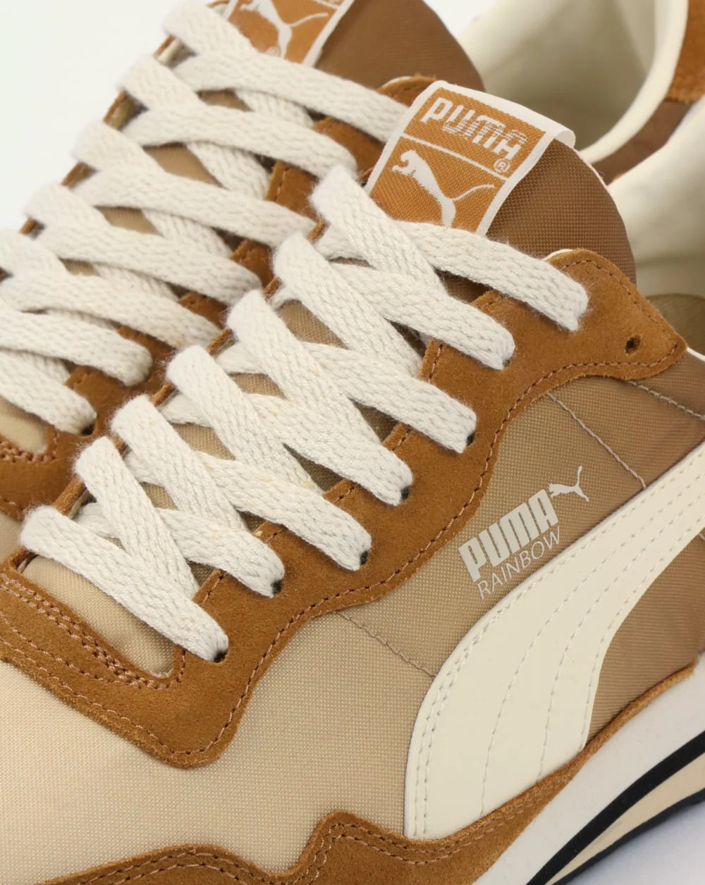 Puma Rainbow OG Trainers Golden Brown/Pebble - Image 4