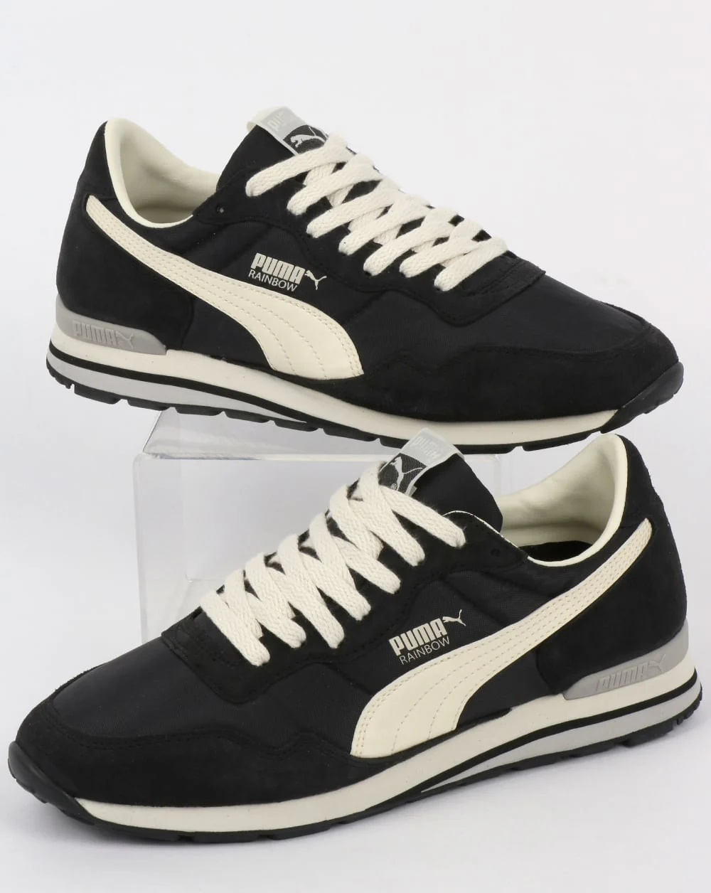 Puma Rainbow SC Trainers Black/Whisper White