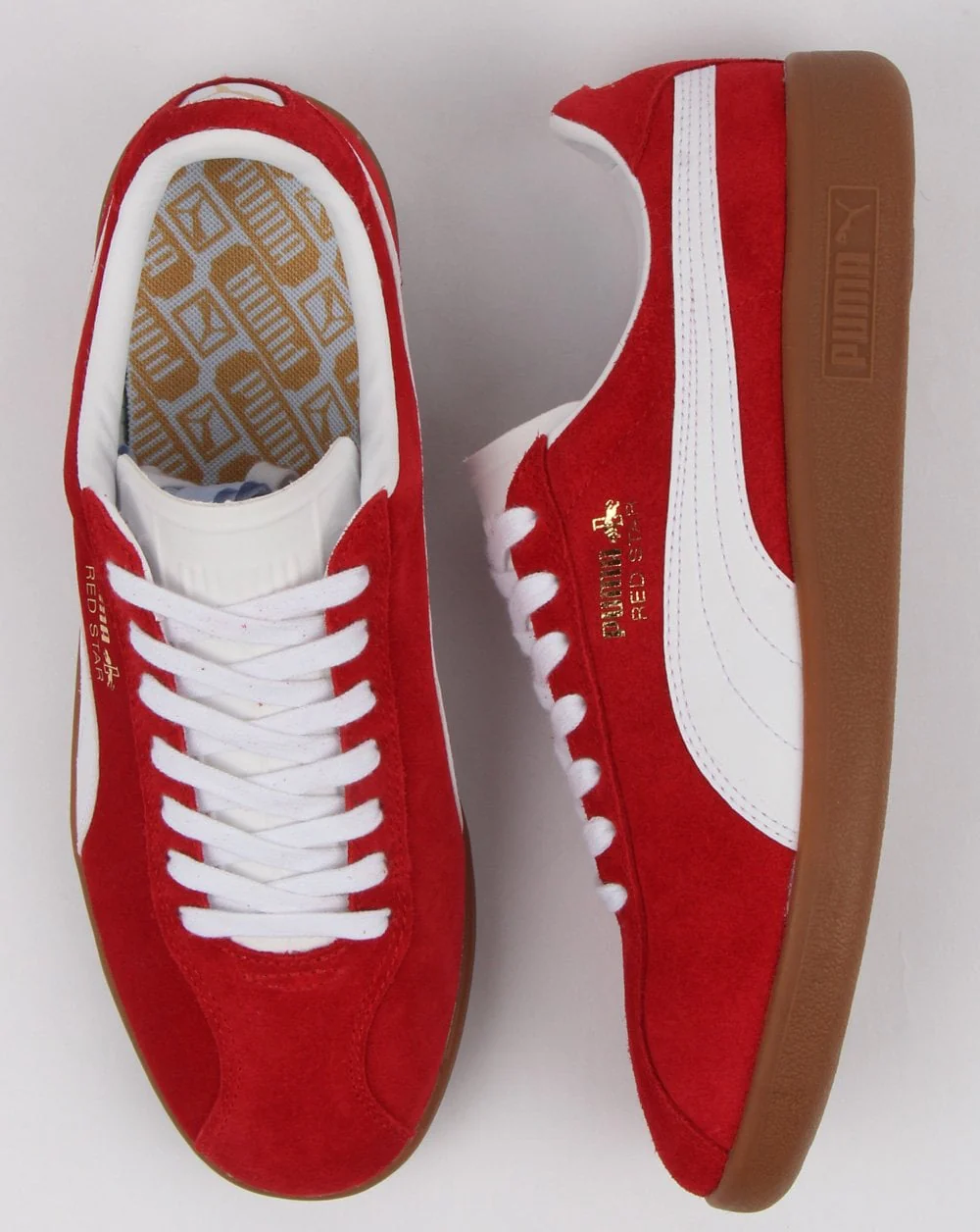 Puma Red Star Trainer Red/white - Image 3