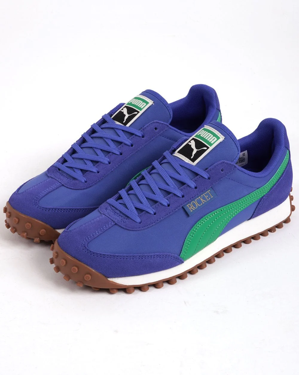 Puma Rocket Trainer Royal Blue/Green - Image 3