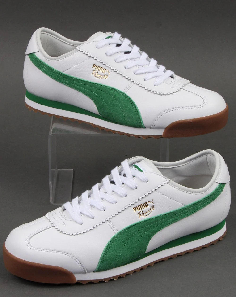 Puma Roma 68 Og Leather Trainer White/Green