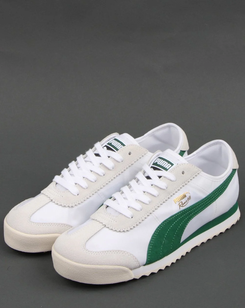 Puma Roma 68 Trainer White/Green - Image 3