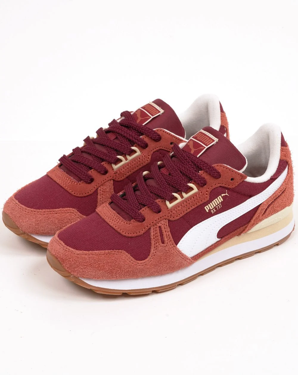 Puma RX 737 Vintage Trainers Team Regal Red - Image 2
